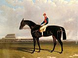 William Wall Art - Lord Chesterfield's Industry with William Scott up at Epsom